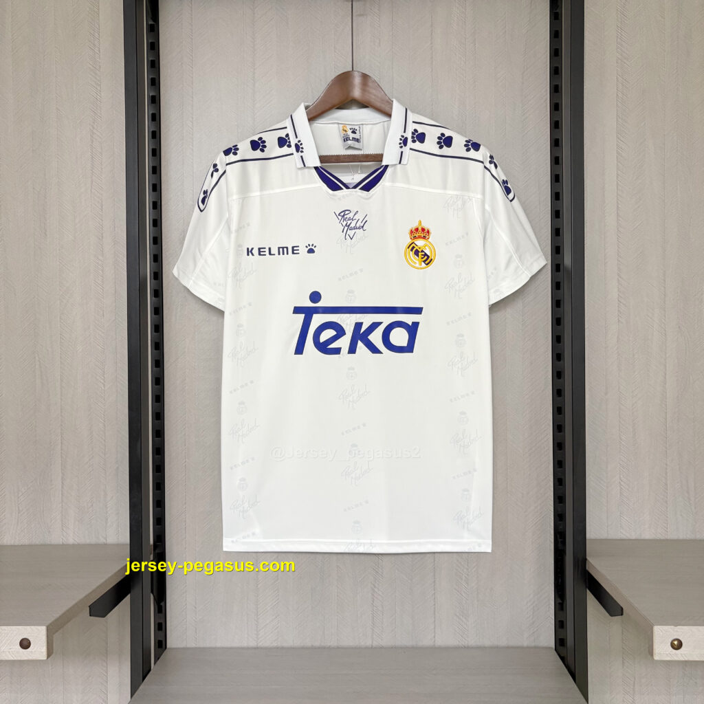 Retro 1996-97 Real Madrid Home Jersey