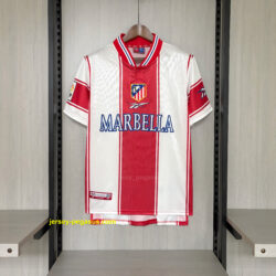 Retro 1999-00Atletico Madrid Home Jersey