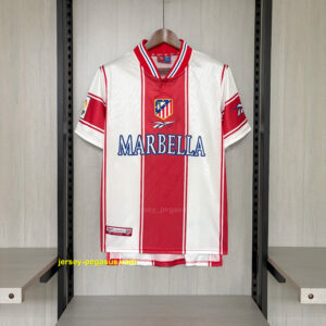 Retro 1999-00Atletico Madrid Home Jersey