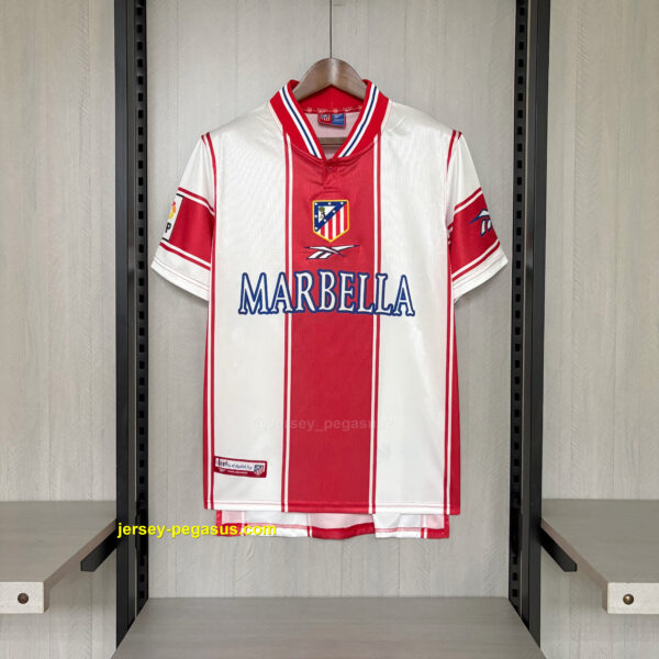Retro 1999-00Atletico Madrid Home Jersey