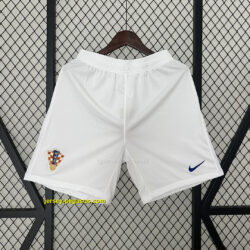 2024 Croatia Home Shorts UEFA Euro Trousers Football Replicas