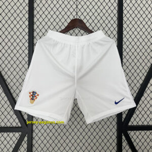 2024 Croatia Home Shorts UEFA Euro Trousers Football Replicas