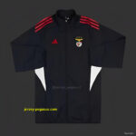 Benfica BLACK Full Zipper Windbreaker