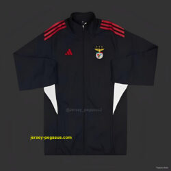 Benfica BLACK Full Zipper Windbreaker