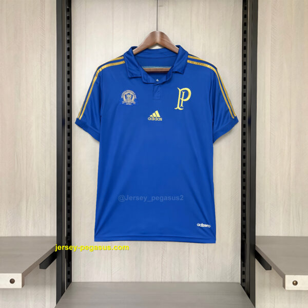 Retro 2014 Palmeiras 100th Anniversary Edition Blue Jersey Retro 2014 Palmeiras 100th Anniversary Edition Blue Jersey