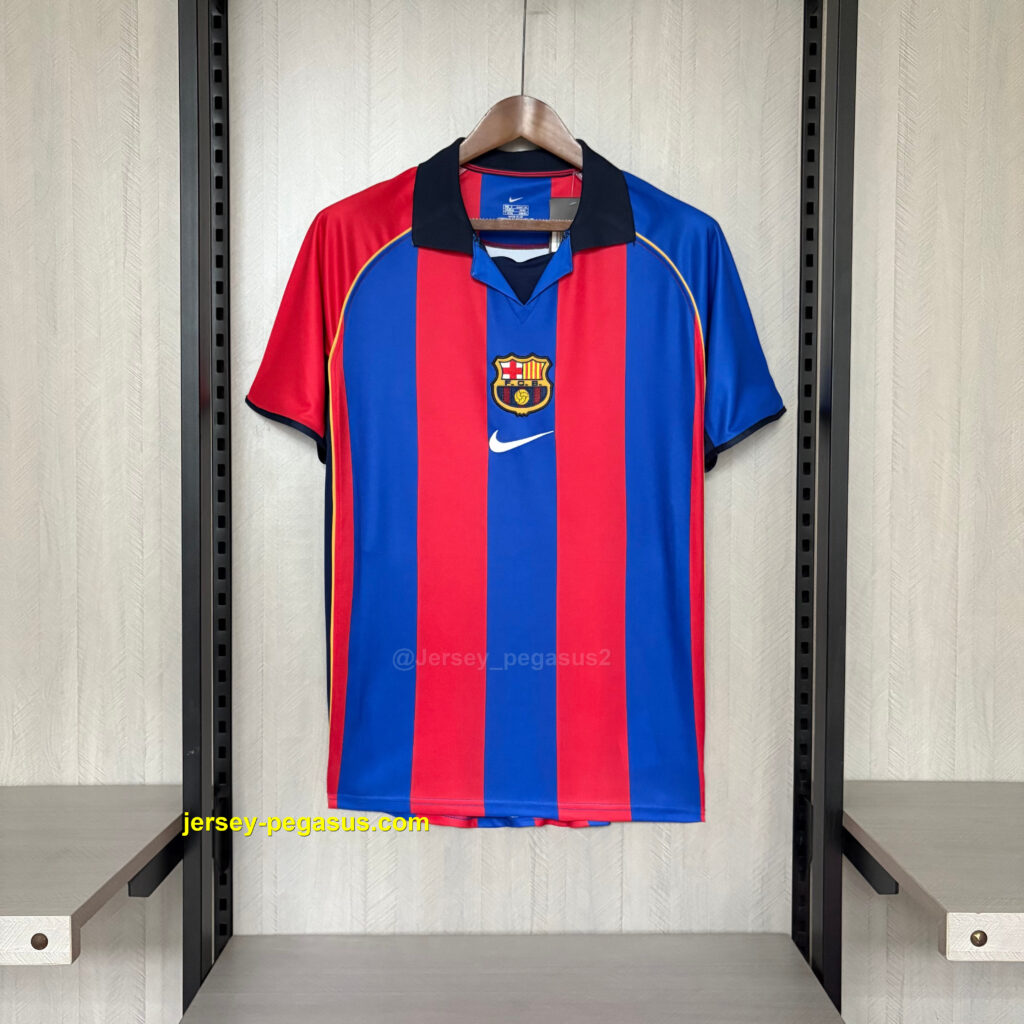 Retro Barcelona 2001-02 Home Jersey