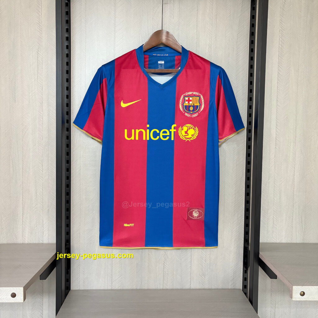 Retro Barcelona 2007-08 home