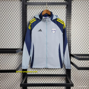 Boca Juniors Jacket Light Blue Windbreaker