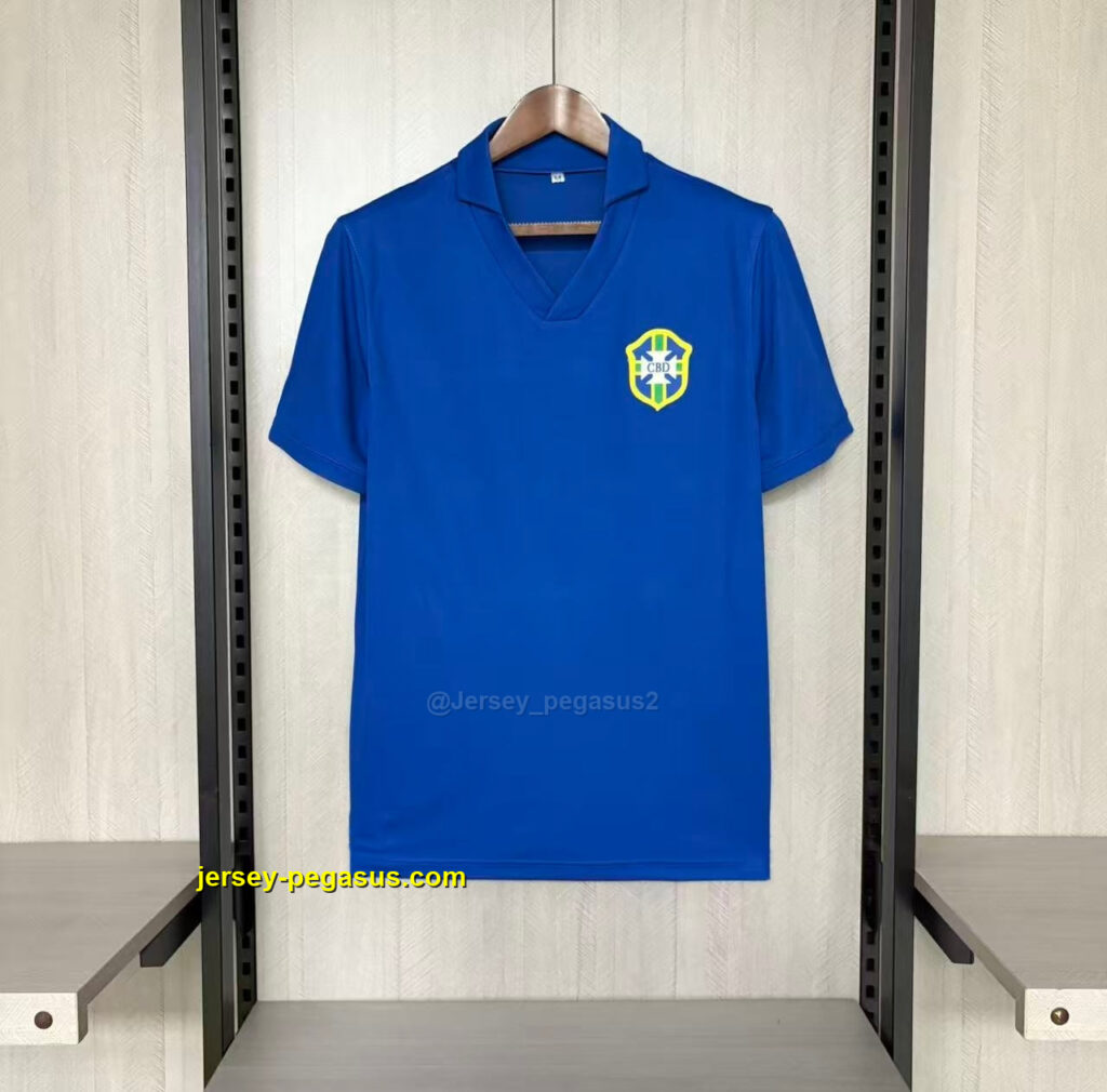 Retro Brazil 1957 Away Jersey,