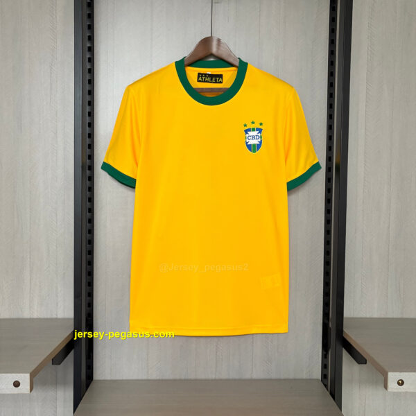 Retro Brazil 1971 Home Jersey, Retro Brazil 1971 Home Jersey,