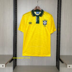 Retro Brazil 1991-93 Home Jersey,