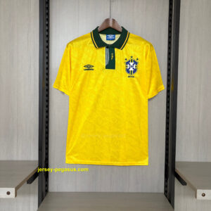 Retro Brazil 1991-93 Home Jersey,