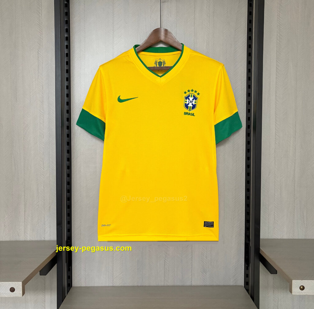 Retro Brazil 2012 Home Jersey,
