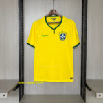 Retro Brazil 2014 Home Jersey,
