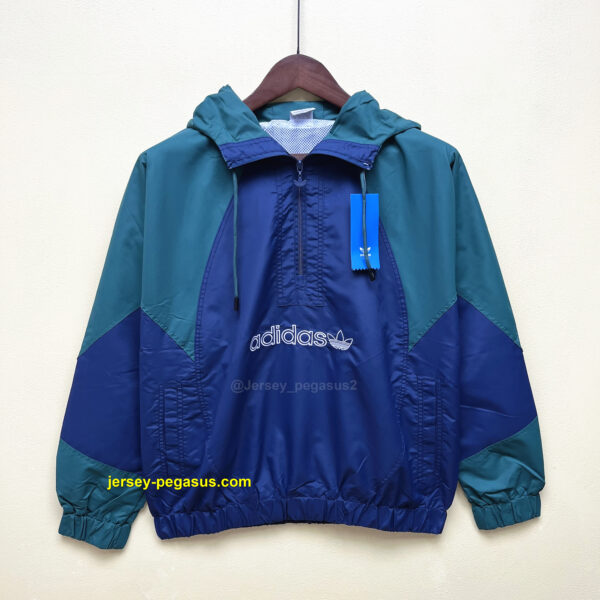 Adidas Hooded Casual Trench Coat Army Green Adidas Hooded Casual Trench Coat Army Green