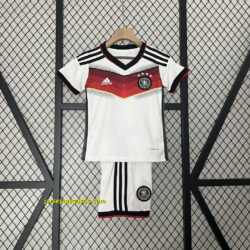 2014 Germany Home Retro Kids Kits Children Sets Football