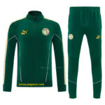 Senegal Green Full Zipper Jacket Tracksuit + Long Pants
