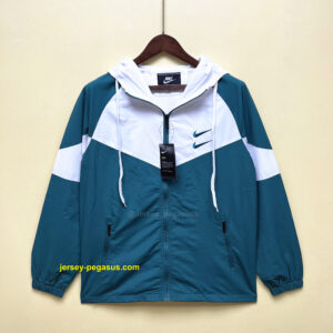 Nike Workwear Hooded Trench Coat Green White