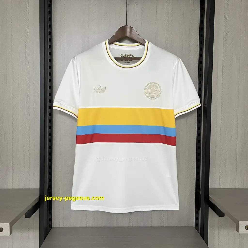 2024-25 Colombia 100th Anniversary Edition Beige Jersey