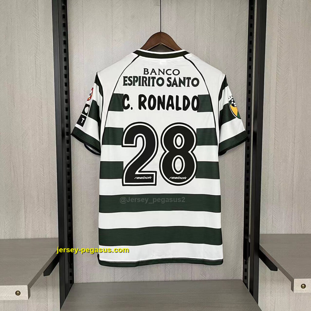 Retro Sporting Lisbon Home C. RONALDO # 28
