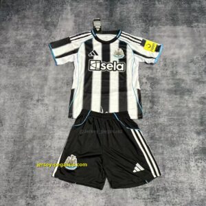 Kids' 2025-26 Newcastle United Home Kit,