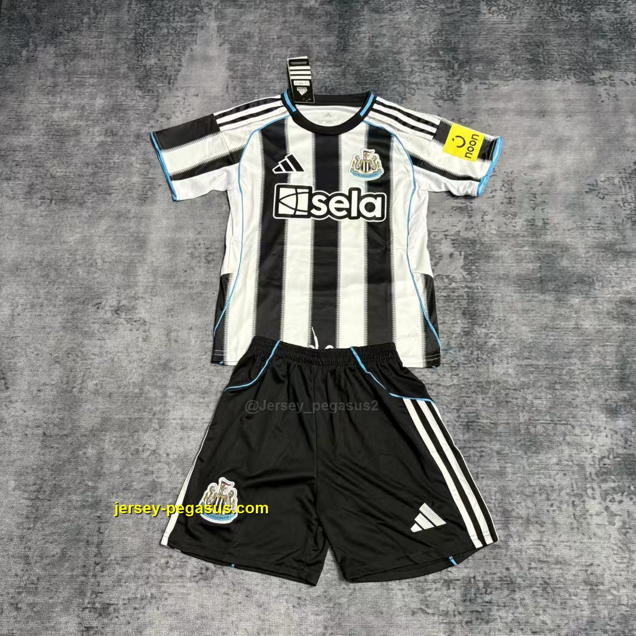 Kids' 2025-26 Newcastle United Home Kit, Kids' 2025-26 Newcastle United Home Kit,