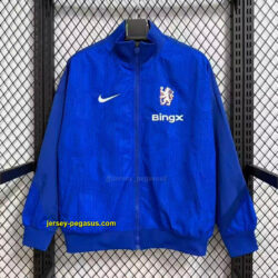 Chelsea Blue Full Zipper Windbreaker
