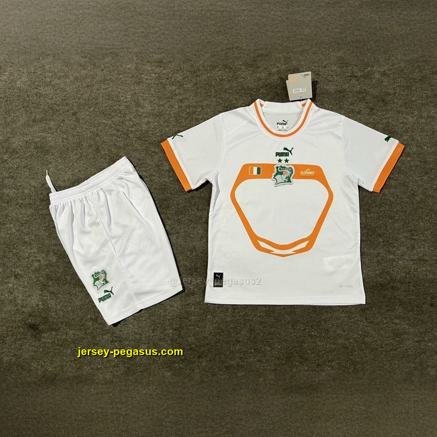 2023 Ivory Coast Away Kid Kits Children Sets Football