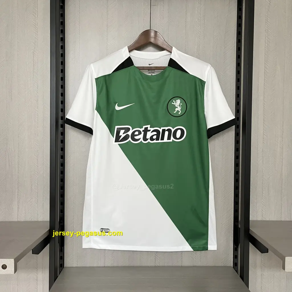 2024-25 Lisbon 100th Anniversary Edition White-Green Jersey