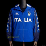 1998 Vintage Style Italy Blue Jacket Windbreaker