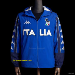 1998 Vintage Style Italy Blue Jacket Windbreaker