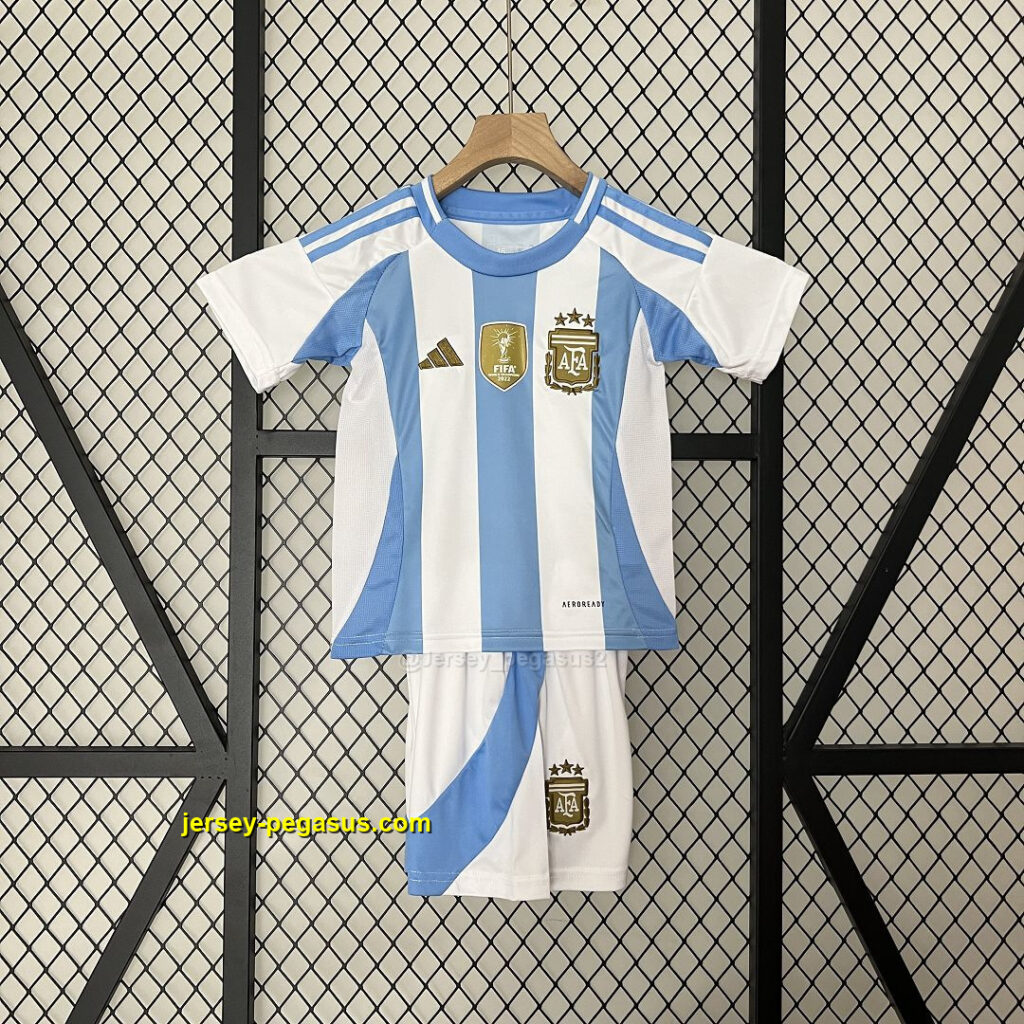 2024 Argentina Home Kid Kits Children Sets Jersey