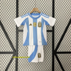 2024 Argentina Home Kid Kits Children Sets Jersey