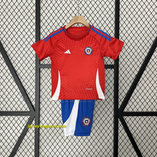 2024 Chile Home Kid Kits Children Sets Jersey 2024 Chile Home Kid Kits Children Sets Jersey