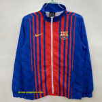 FC Barcelona Blue with Red Stripes Windbreaker