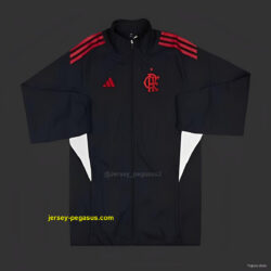 Flamengo BLACK Full Zipper Windbreaker
