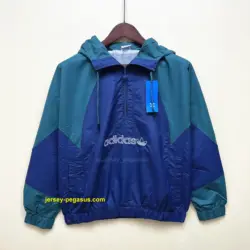 Adidas Hooded Casual Trench Coat Army Green
