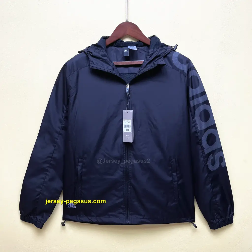 Adidas Workwear Hooded Trench Coat Black