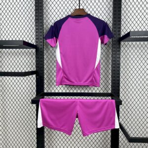 Real Madrid 2025-26 Purple goalkeeper Kids Kit