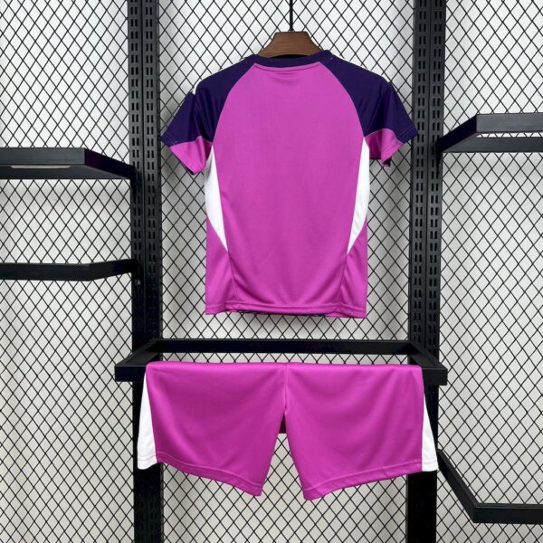 Real Madrid 2025-26 Purple goalkeeper Kids Kit