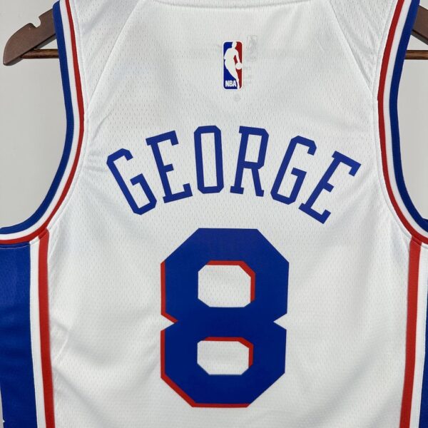 Philadelphia 76ers 2023-24 GEDRGE#8 Home Jersey