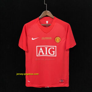 Retro M-u home UEFA Champions League