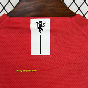 Manchester United 2007-08 Home Long Sleeves Retro Jersey