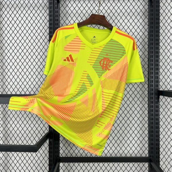 Flamengo Goalkeeper Yellow Shirt Football Uniform