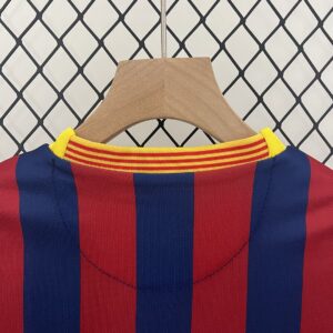 Barcelona Home Retro Kids Kits Children Shirt Cheap Jersey