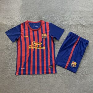Barcelona Home Retro Kids Kits Children Shirt Football Jerseys