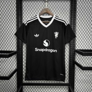 Manchester United Black GoalKeeper Kit Soccer Uniforms Soccer