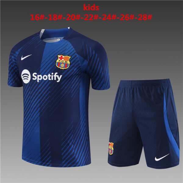 Barcelona Training Kids Soccer Jerseys