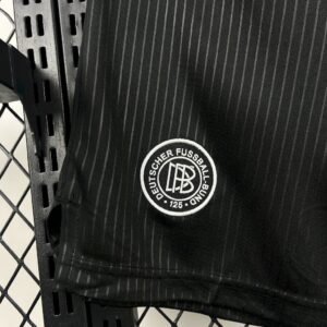 2025 Germany 125th Anniversary Black Shorts Football Trousers