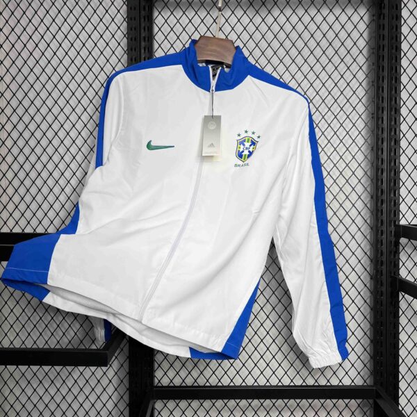 2024 Brazil White Windbreaker Jacket Sport